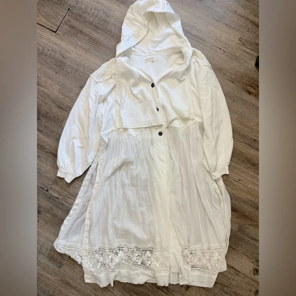 Free People • Float On Duster Hooded Cardigan
